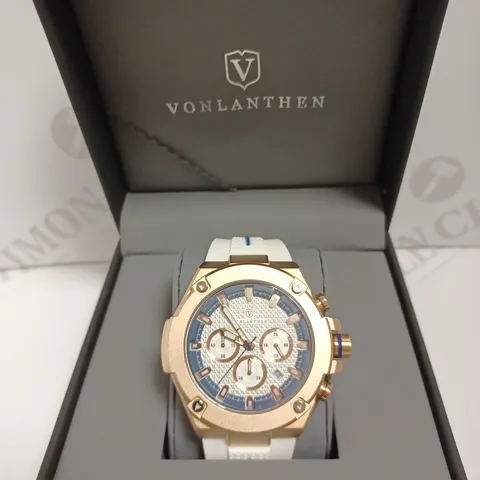 VONLANTHEN CHRONO RUBBER STRAP WATCH