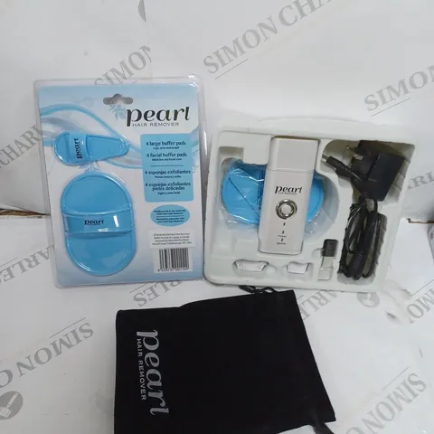 BOXED PEARL HAIR REMOVAL REMOVER WITH BUFFER PAD SET 