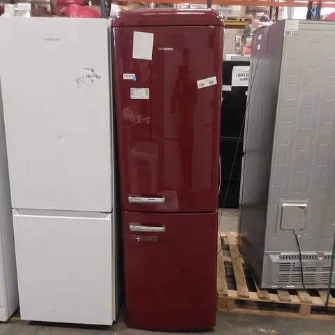 HISENSE RETRO RB390N4RRDUK 60/40 FRIDGE FREEZER RED - UNPROCESSED RAW RETURN