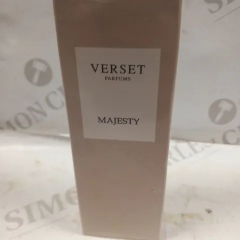 BOXED AND SEALED VERSET PARFUMS MAJESTY EAU DE PARFUM 50ML