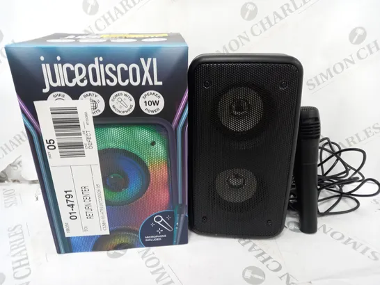 BOXED JUICE DISCO XL WIRELESS SPEAKER WITH MICROPHONE