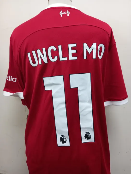 LIVERPOOL FOOTBALL CLUB HOME - "UNCLE MO" NUMBER 11 - SIZE MEDIUM