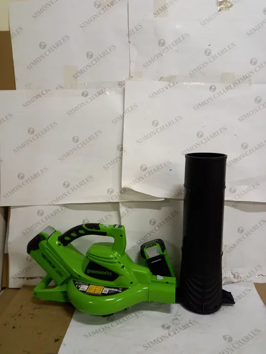 GREENWORKS LEAF BLOWER/VACUUM