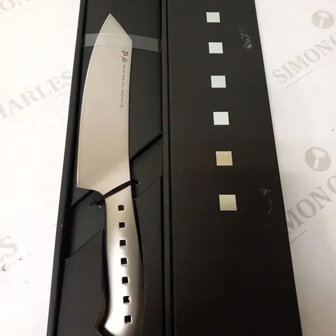 BOXED SHA RA KU MONO MOLYBDENUM VANADIUM STEEL 18-8 STAINESS STEEL FJ-14 18.5CM ORIENTAL KNIFE