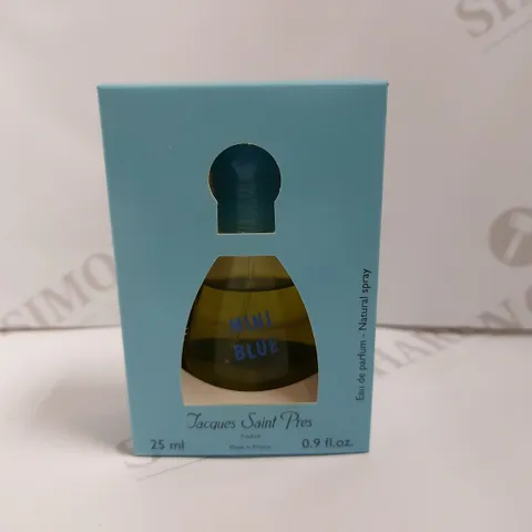 BOX OF APPROX 10 JACQUES SAINT PRES MINI BLUE EAU DE PARFUM - 10X25ML