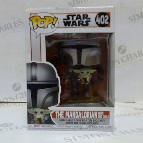 BOXED POP! STAR WARS MANDALORIAN WITH THE CHILD VINYL FIGURE