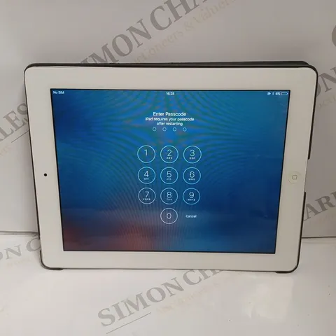 APPLE IPAD MODEL A1396 16GB SILVER