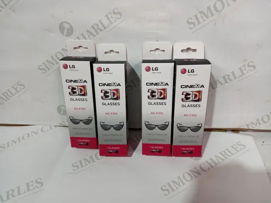 BOX OF 4 LG AG-F310 CINEMA 3D GLASSES