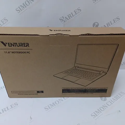 BRAND NEW BOXED VENTURER EUROPA 11 PLUS 11.6" NOTEBOOK PC - MATT BLACK 