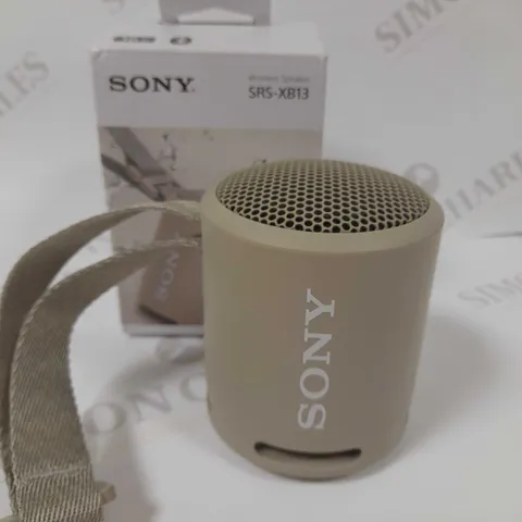 BOXED SONY WIRELESS SPEAKER SRS-XB13