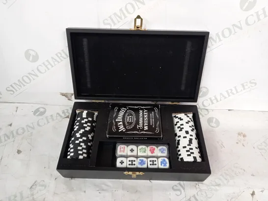 JACK DANIELS POKER SET