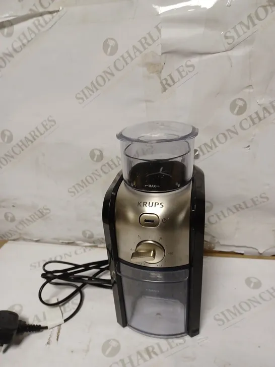 KRUPS EXPERT BURR GRINDER FOR COFFEE BEANS