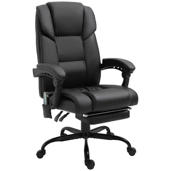 BOXED EXECUTIVE CHAIR IN BLACK 