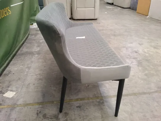 GREY FABRIC BENCH