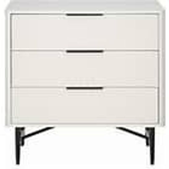 MELODY 3 DRAWER CHEST (WHITE)