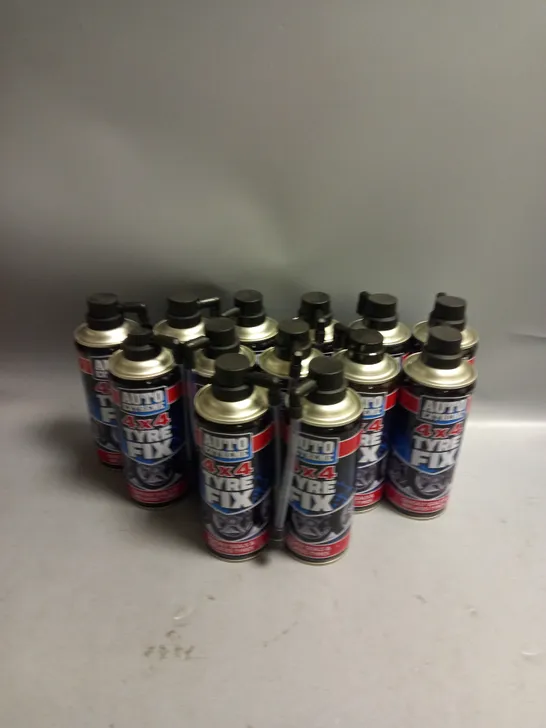 BOXED LOT OF 13 AUTO EXTREME 4X4 TYRE FIX SPRAY 450ML