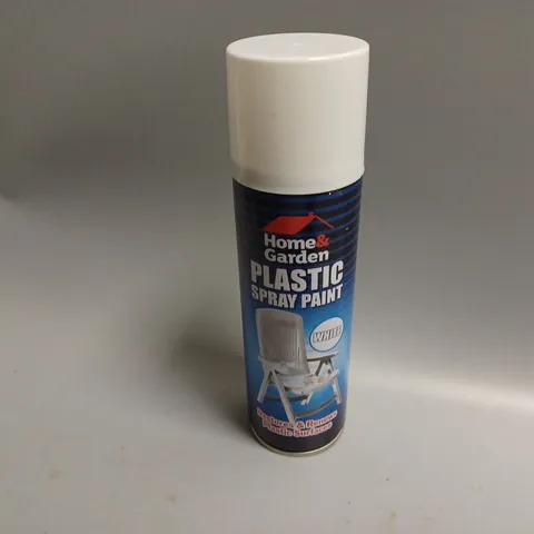 22 HOME & GARDEN PLASTIC SPRAY PAINT IN WHITE (300ml) - COLLECTION ONLY