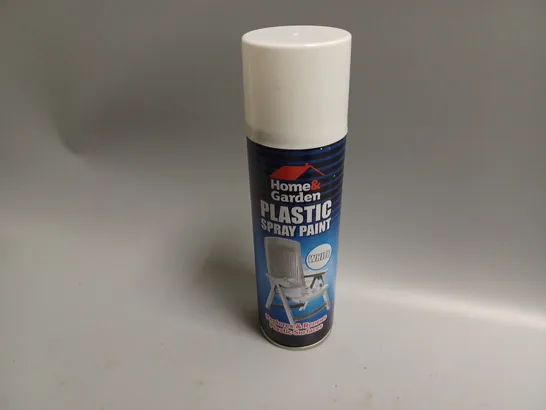 22 HOME & GARDEN PLASTIC SPRAY PAINT IN WHITE (300ml) - COLLECTION ONLY