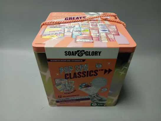 BOXED AND SEALED SOAP & GLORY POP SPA CLASSICS SET