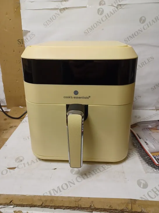 COOKS ESSENTIALS AIR FRYER IN YELLOW