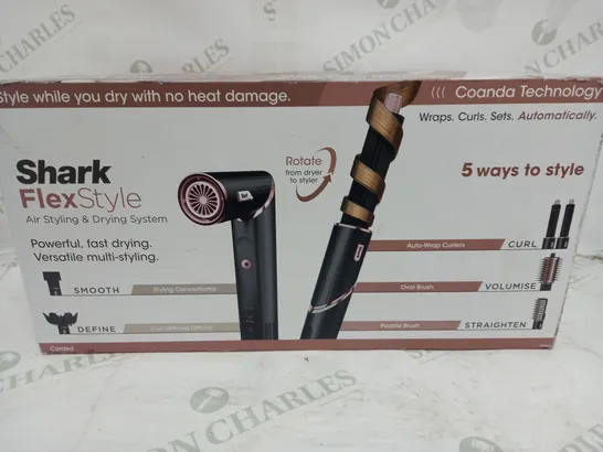 BOXED SHARK FLEXSTYLE HAIR STYLER AND DRYER 