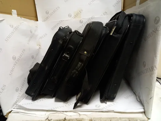 LOT OF 6 ASSORTED LAPTOP CARRYING CASES