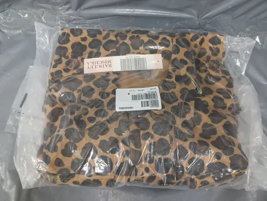 BAGGED BADGLEY MISCHKA LEOPARD PRINT SHACKET - XL