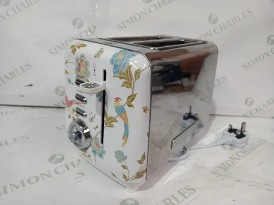 LAURA ASHLEY ELVEDEN PRINT 2 SLICE TOASTER