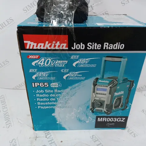BOXED MAKITA DAB+ JOB SITE RADIO XGT/LXT/CXT