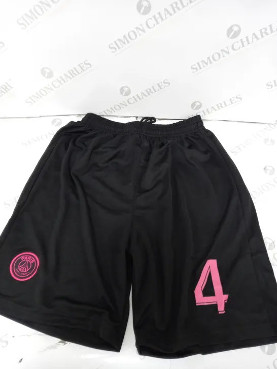 PSG PERSONALISED FOOTBALL SHORTS - 4 - M