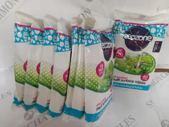 APPROXIMATELY 5 ECOZONE ANTI-BACTERIAL MULTI SURFACE WIPES PACKS