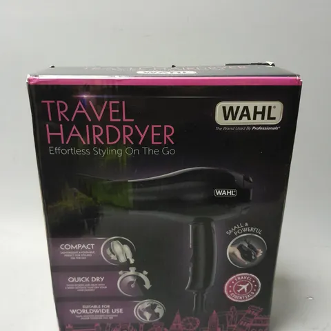 BOXED WAHL TRAVEL HAIRDRYER