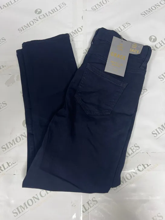 OASIS CAPRI GRACE PANT IN NAVY SIZE 10