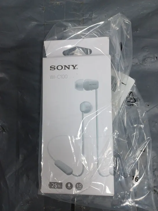 SONY WI-C100 WIRELESS IN-EAR HEADPHONES RRP £23