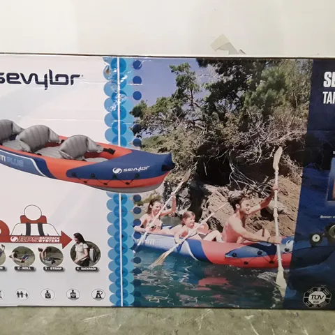 BOXED SEVYLOR TAHITI PLUS 3 PERSON INFLATABLE KAYAK 