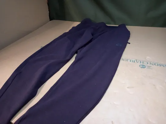 PAIR OF NIKE PURPLE/BLACK JOGGERS - LARGE