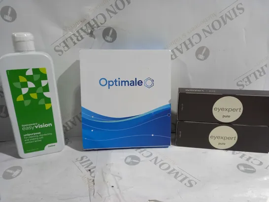 APPROX 20 ITEMS TO INCLUDE OPTIMALE, EASYVISION SOLUTION, EYEXPERT PURE