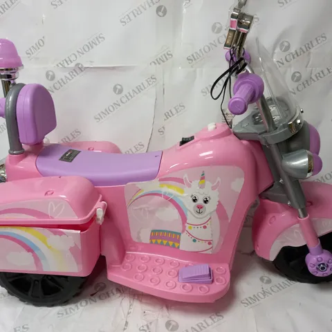 LLAMACORN 6V TRIKE IN PINK - COLLECTION ONLY