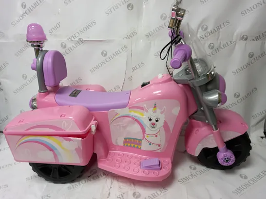 LLAMACORN 6V TRIKE IN PINK - COLLECTION ONLY