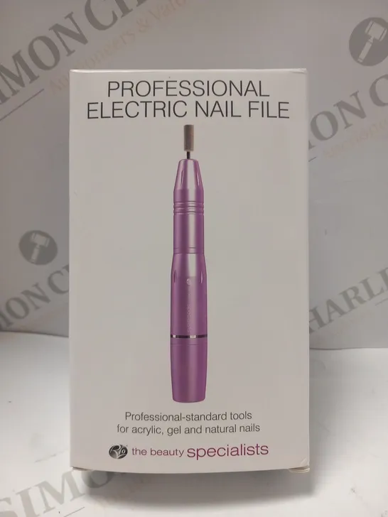 BOXED PROFESSIONAL ELECTRIC NAIL FILE 