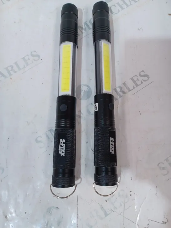 SET OF 2 LED TOURCH BLACK