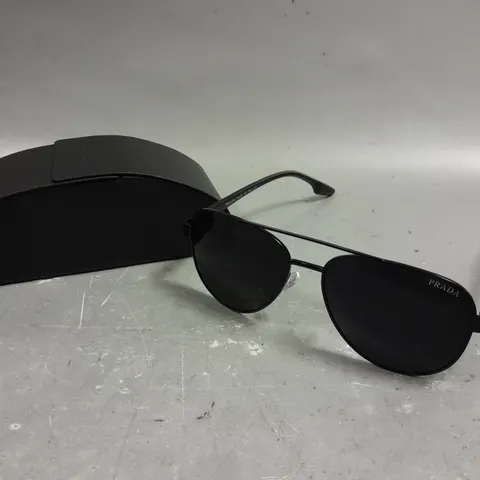 PRADA AVIATOR LENS SUNGLASSES 