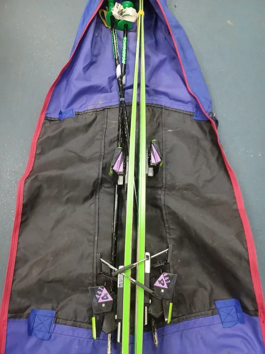 BAGGED ROSSINGNOL SPORT 750 SALOMON SKIS 