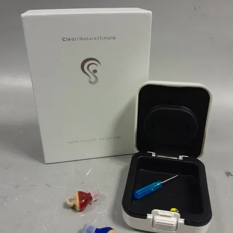 BOXED CLEAR/NATURE/SIMPLE HEARING AIDS 