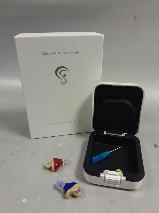 BOXED CLEAR/NATURE/SIMPLE HEARING AIDS 