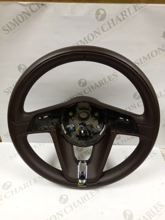 BENTLEY FULL SIZE STEERING WHEEL - MODEL UNKNOWN 