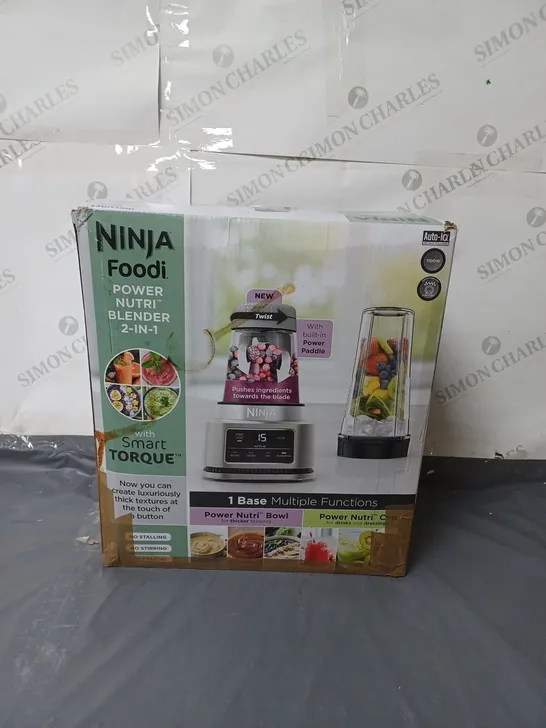 BOXED NINJA FOODI POWER NUTRI BLENDER 2 IN 1 