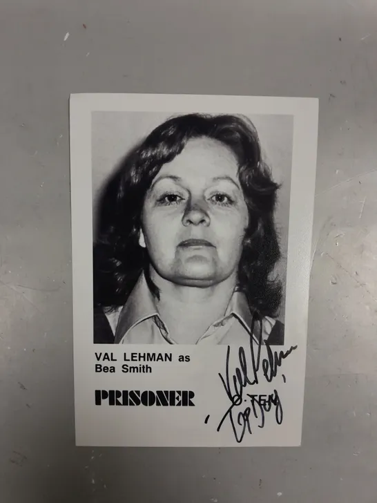 VAL LEHMAN PRISONER SIGNED PICTURE