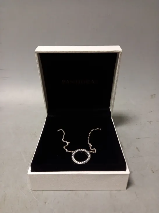 BOXED PANDORA RING NECKLACE 