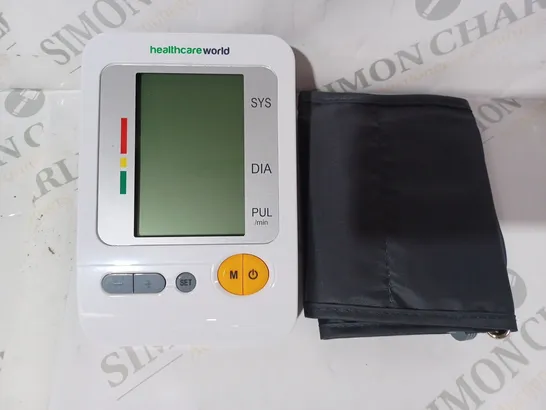 HEALTHCARE WORLD DIGITAL BLOOD PRESSURE MONITOR